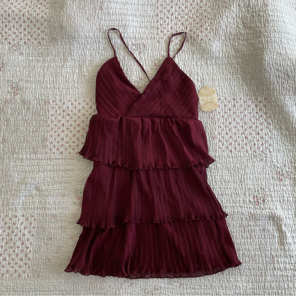 NWT altard state red mini dress